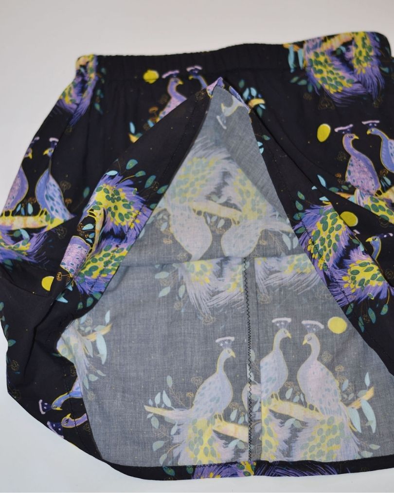 Gonna Oracolo dei Pavoni– Cotone Biologico - immagine 5