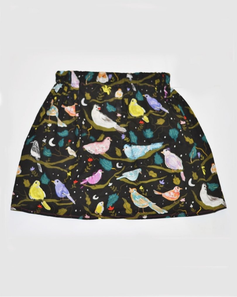 Gonna “Free Birds” – Cotone Biologico - immagine 2