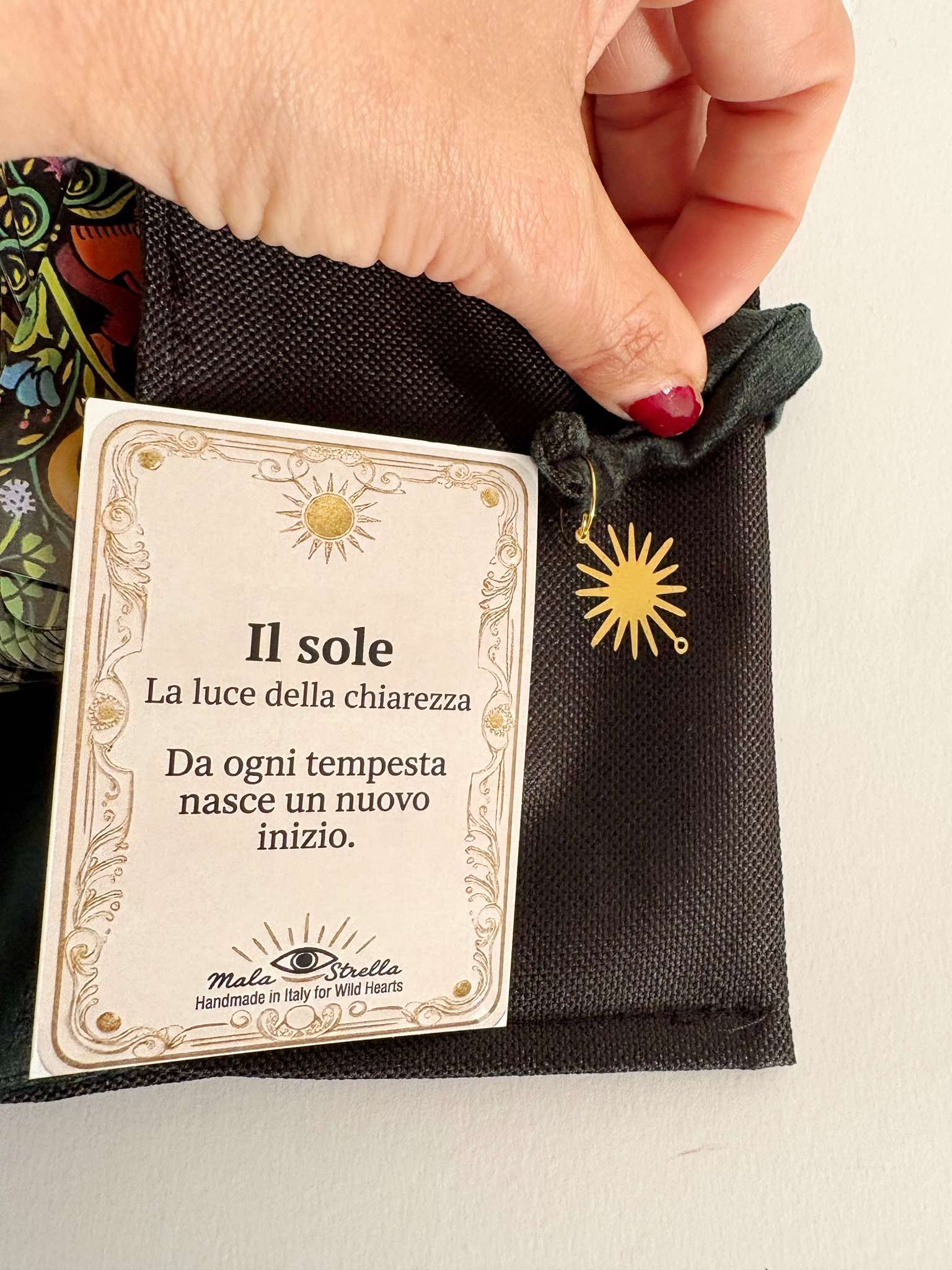 Porta tarocchi Il sole - immagine 2