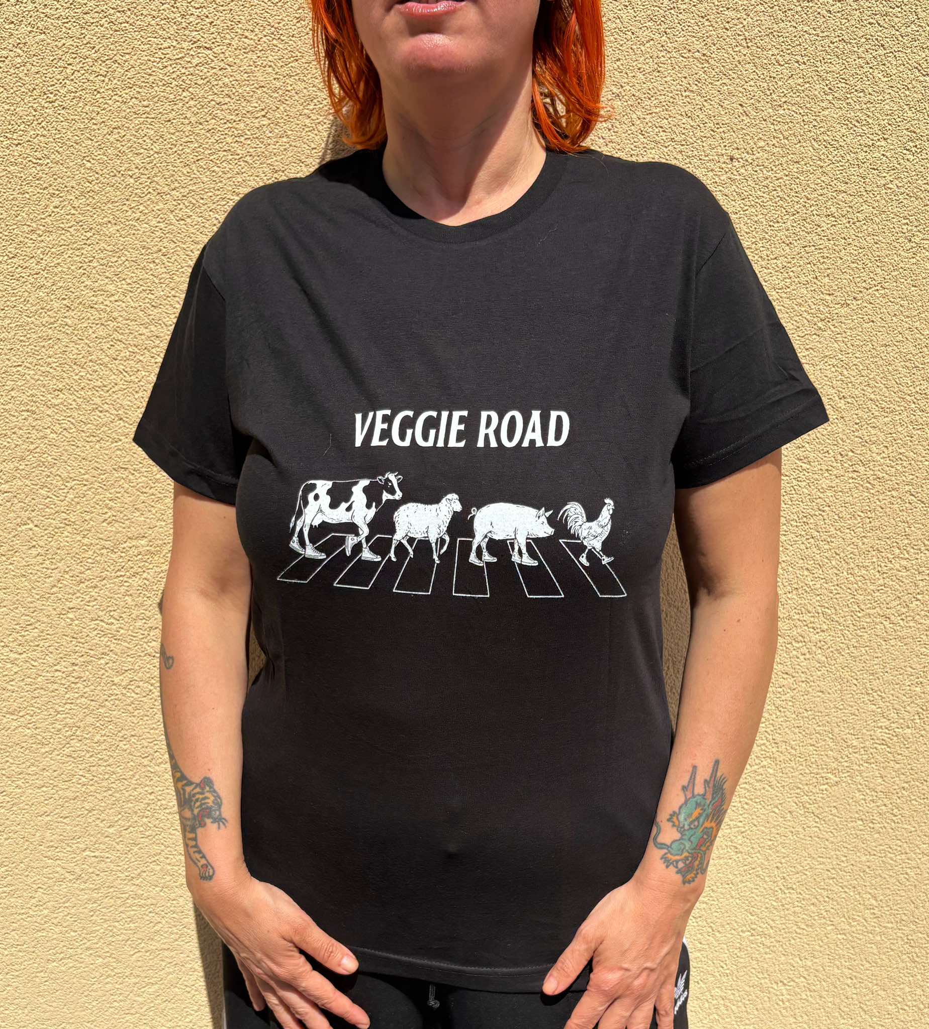 T shirt Veggie road