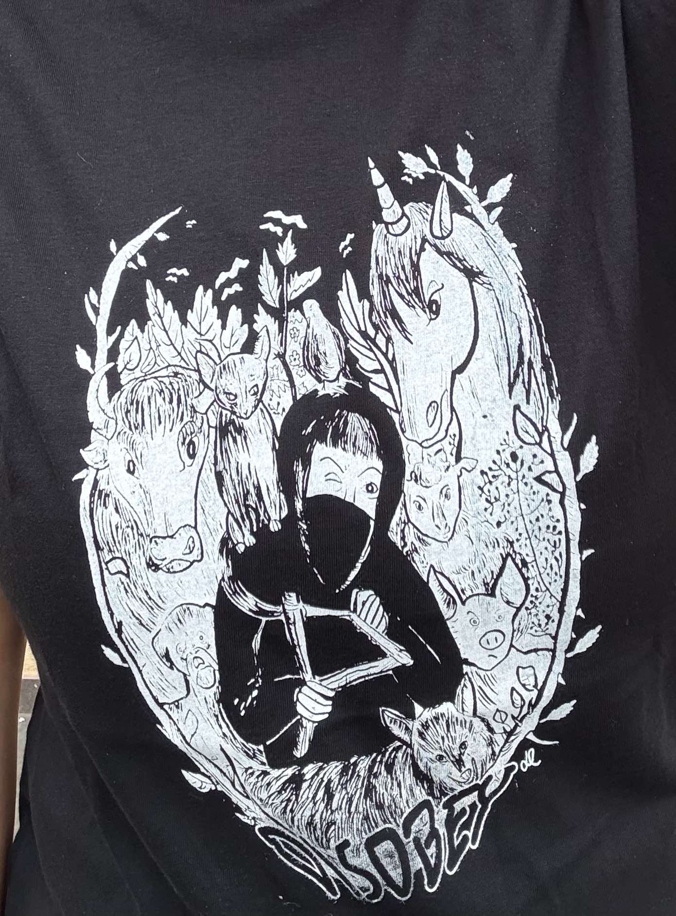 T shirt Disobey - immagine 2