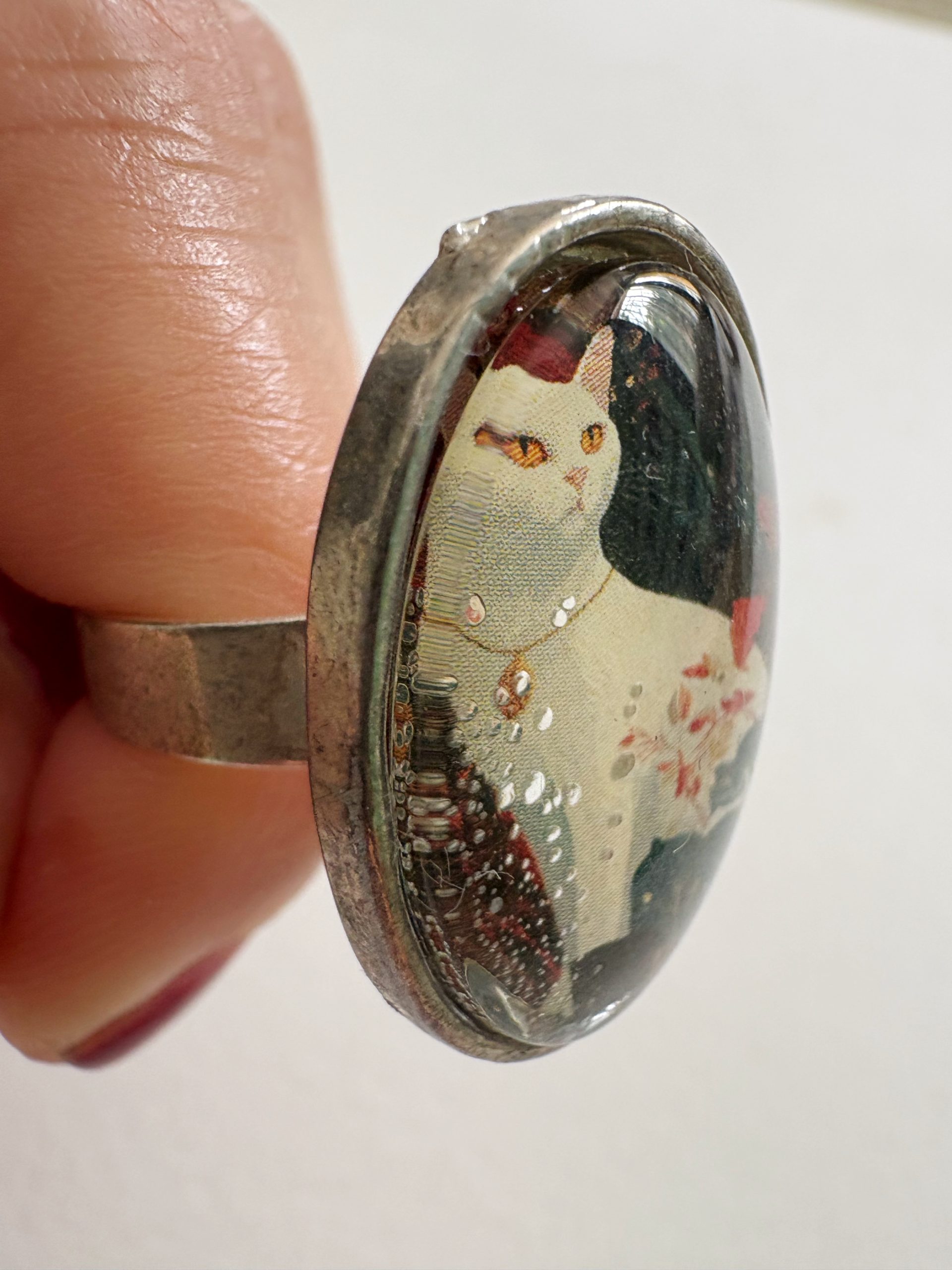 Anello white cat - immagine 2