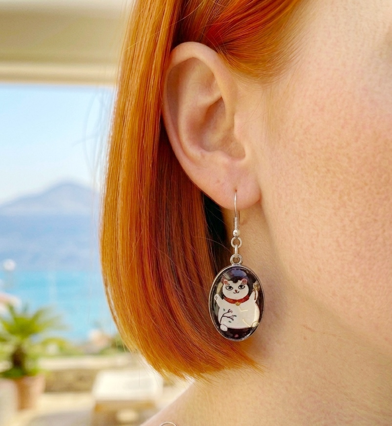 Orecchini Maneki neko