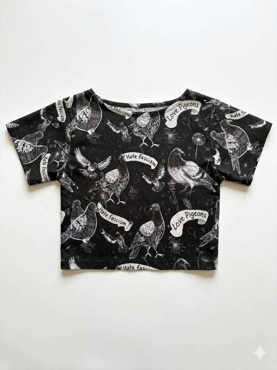 Crop top Pigeons Riot - immagine 2
